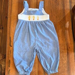 NANTUCKET KIDS | Smocked Chambray Nutcracker Jumper | 2T